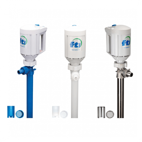 Application of FTI EFV40 barrel pump in conveying acid and alkali liquids, sodium hypochlorite and coolant