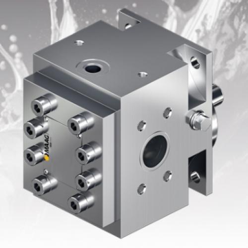 MAAG gear pumps for chemicals and polymers Stainless steel reactor discharge pumps CINOX-V THERMINOX-V