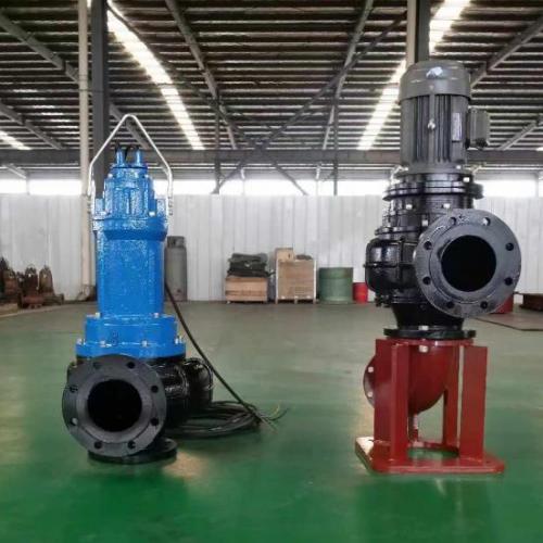 Sewage treatment plant Waste incineration power plant Large flow channel spiral submersible pump