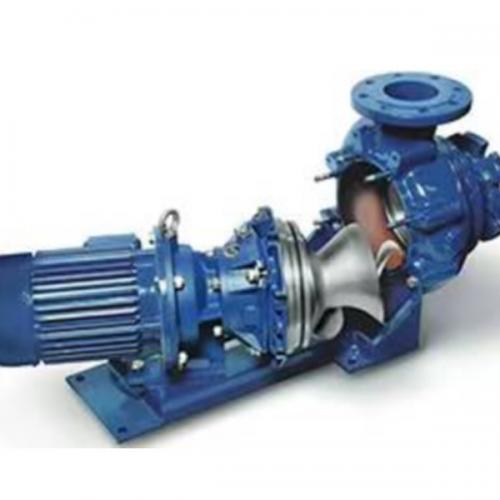 Spiral non-clogging centrifugal pumps for breweries and malt making